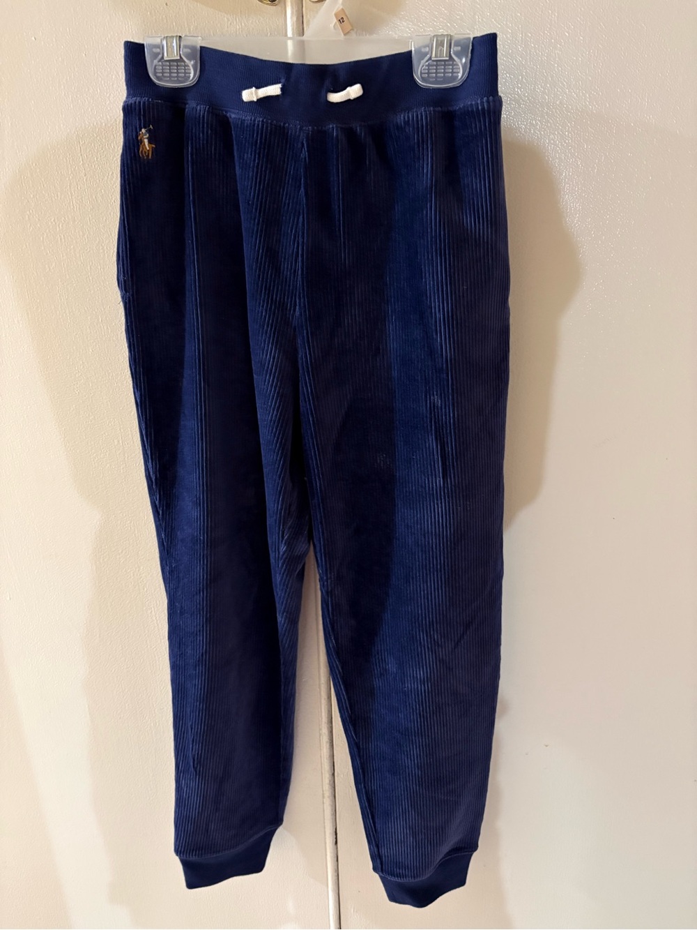 Polo by Ralph Lauren girl corduroy joggers elastic waistband and drawstring